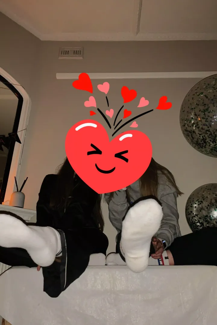 (female) would you sniff our smelly after college feet