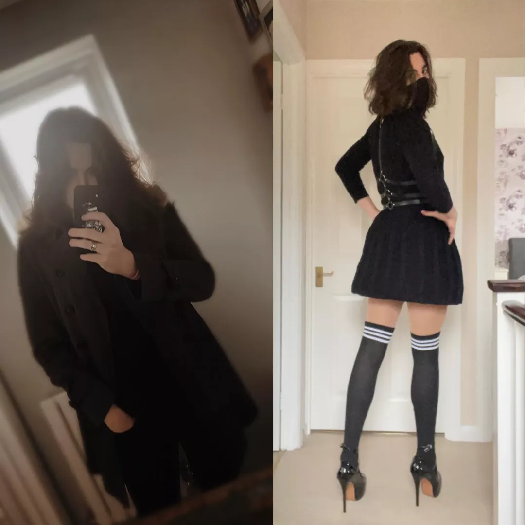Femboys do it better🖤 Left ir right?❤️