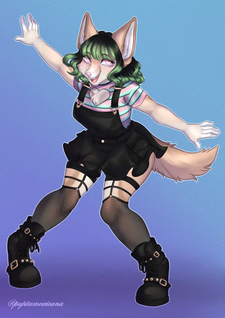 Fennec girl <3 (commission by me)