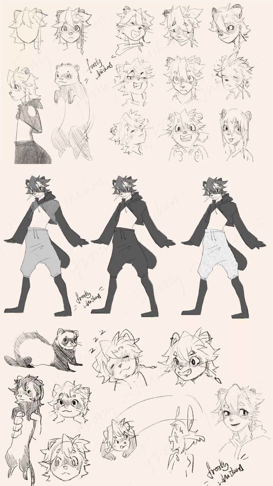 Ferret character sheet