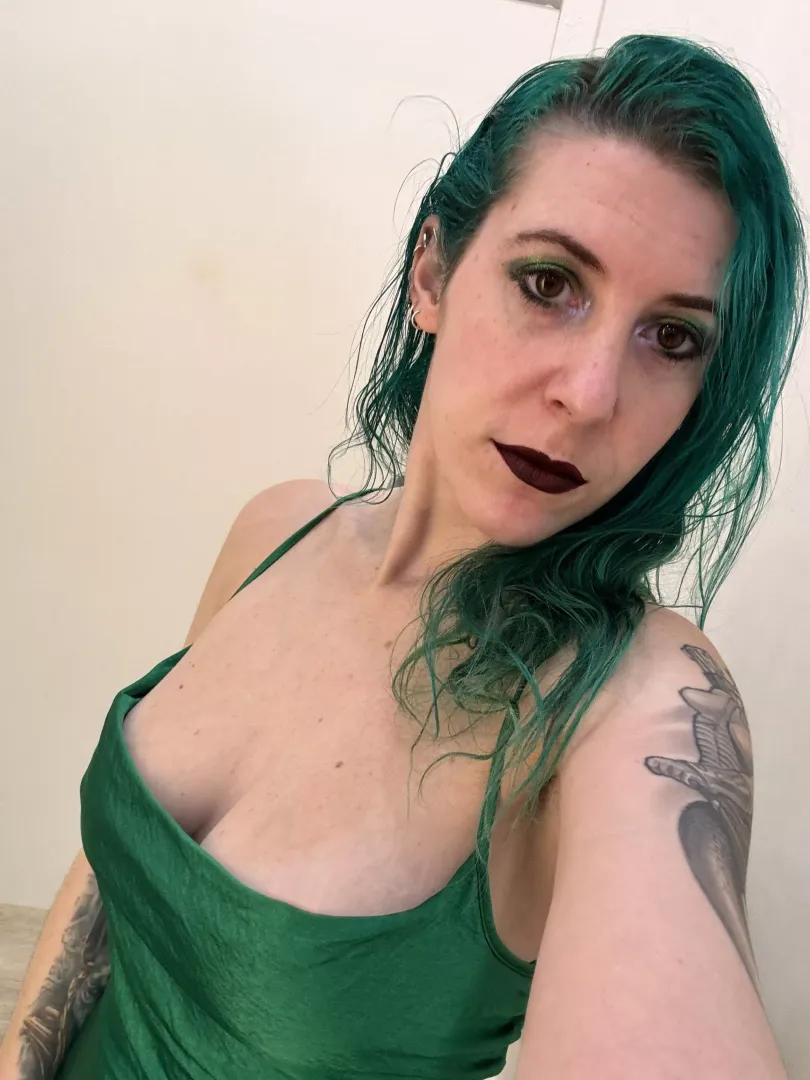 Festive in green