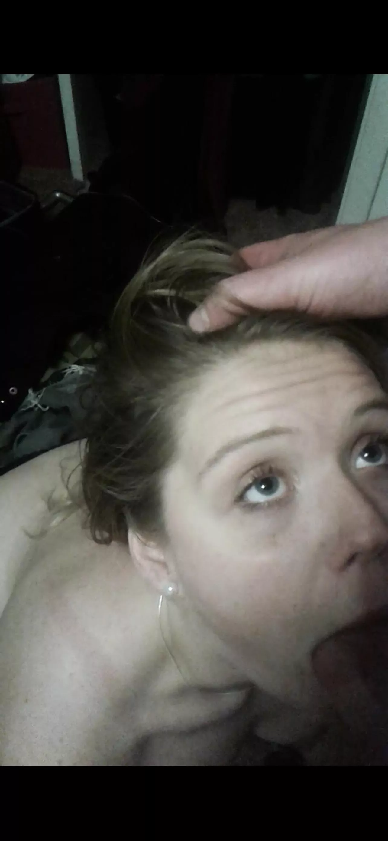 Filling her throat