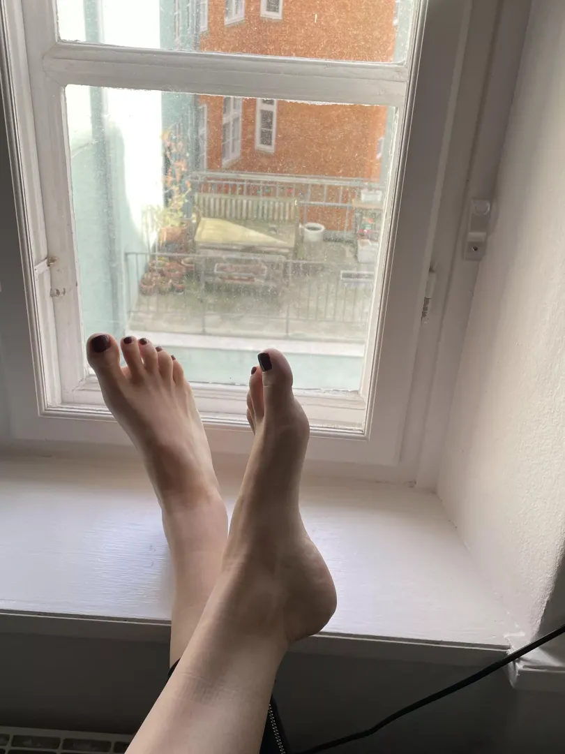 Finally got the socks off after a long walk