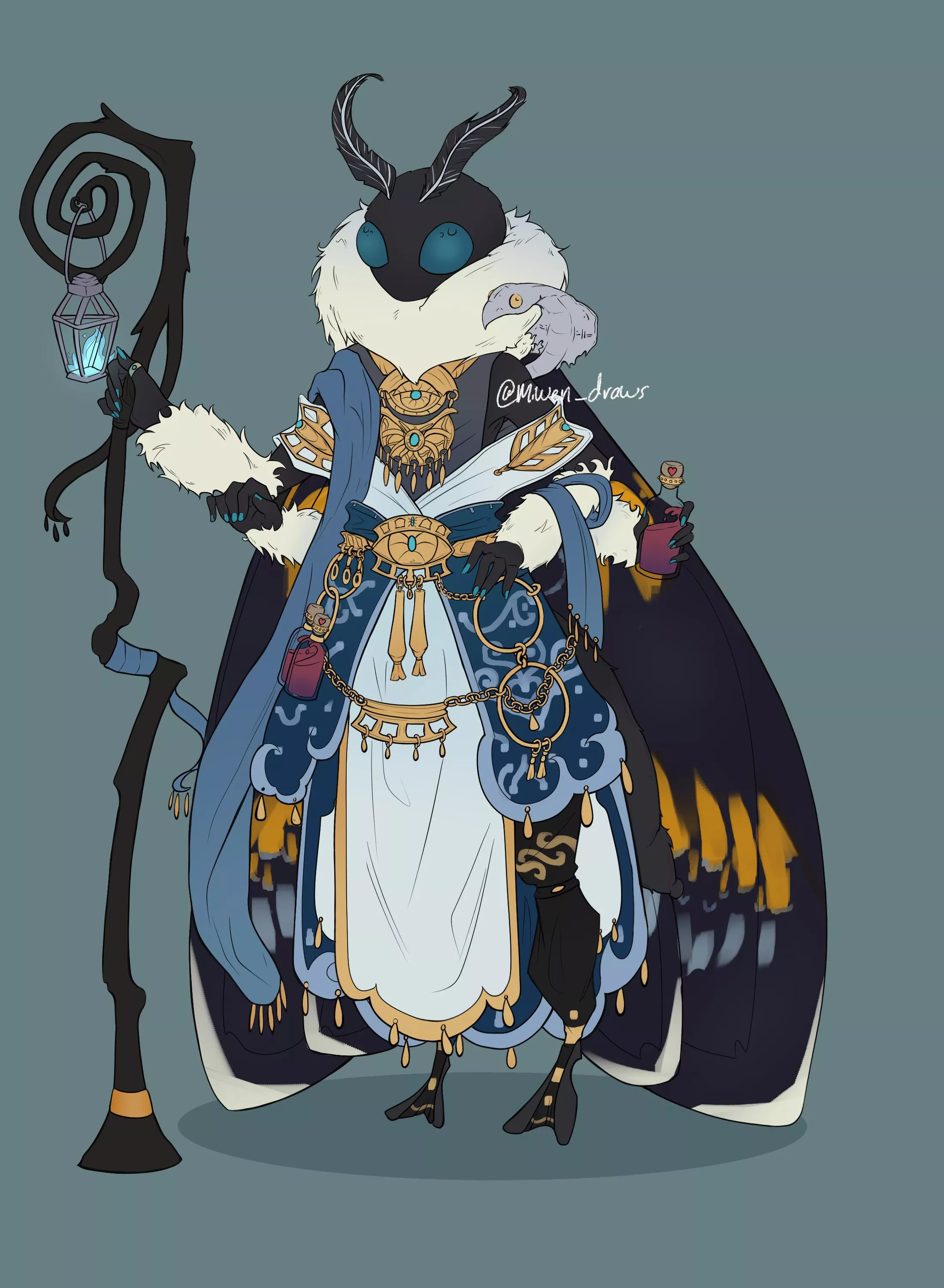 Finished a DnD commission, I love her!