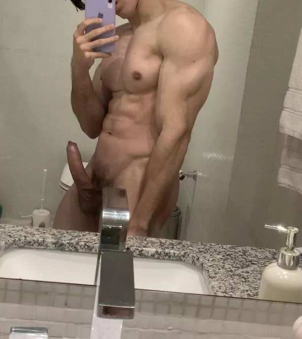 finished the bath like this 😈💦