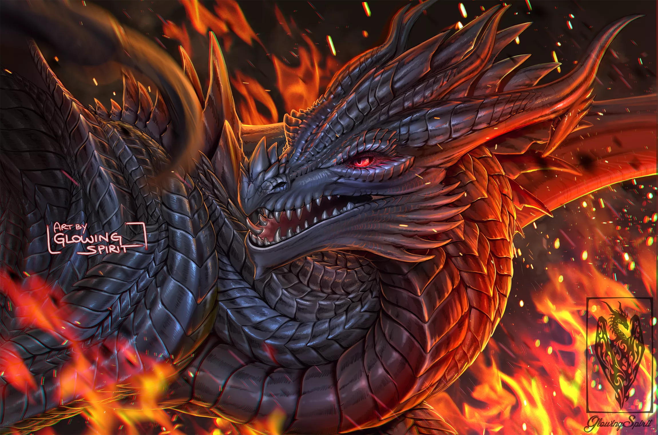 Fire and Blood - by GlowingSpirit