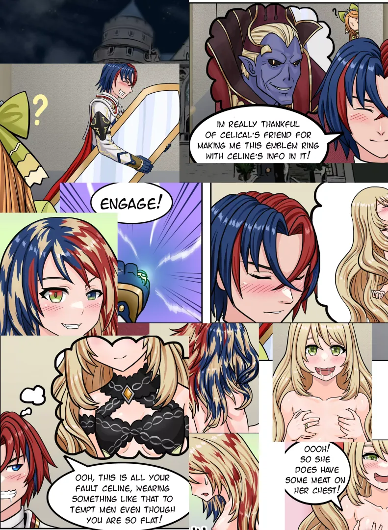 Fire Emblem Engage - Alear into Celine TG Transformation