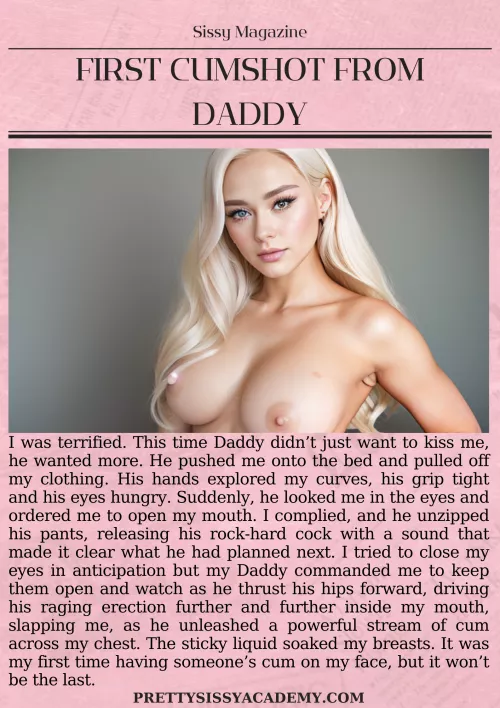 First Cumshot from Daddy