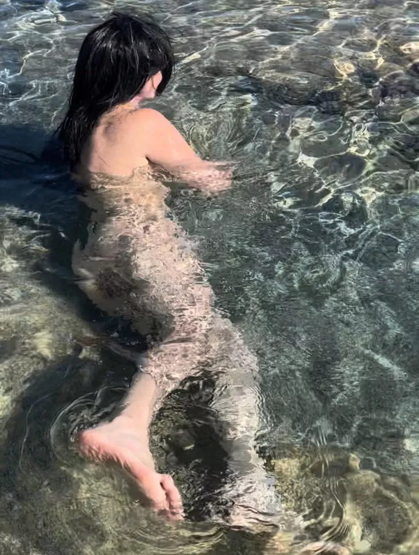 First time swimming fully naked. It was fun. For more days like this. 