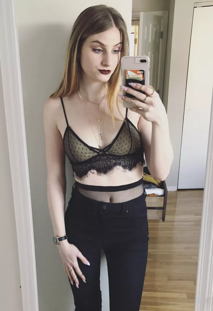 Fishnets & lace