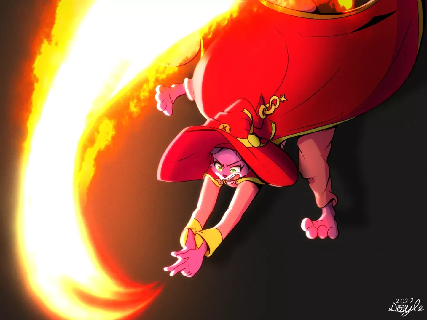 Flame Strike (Art by me)