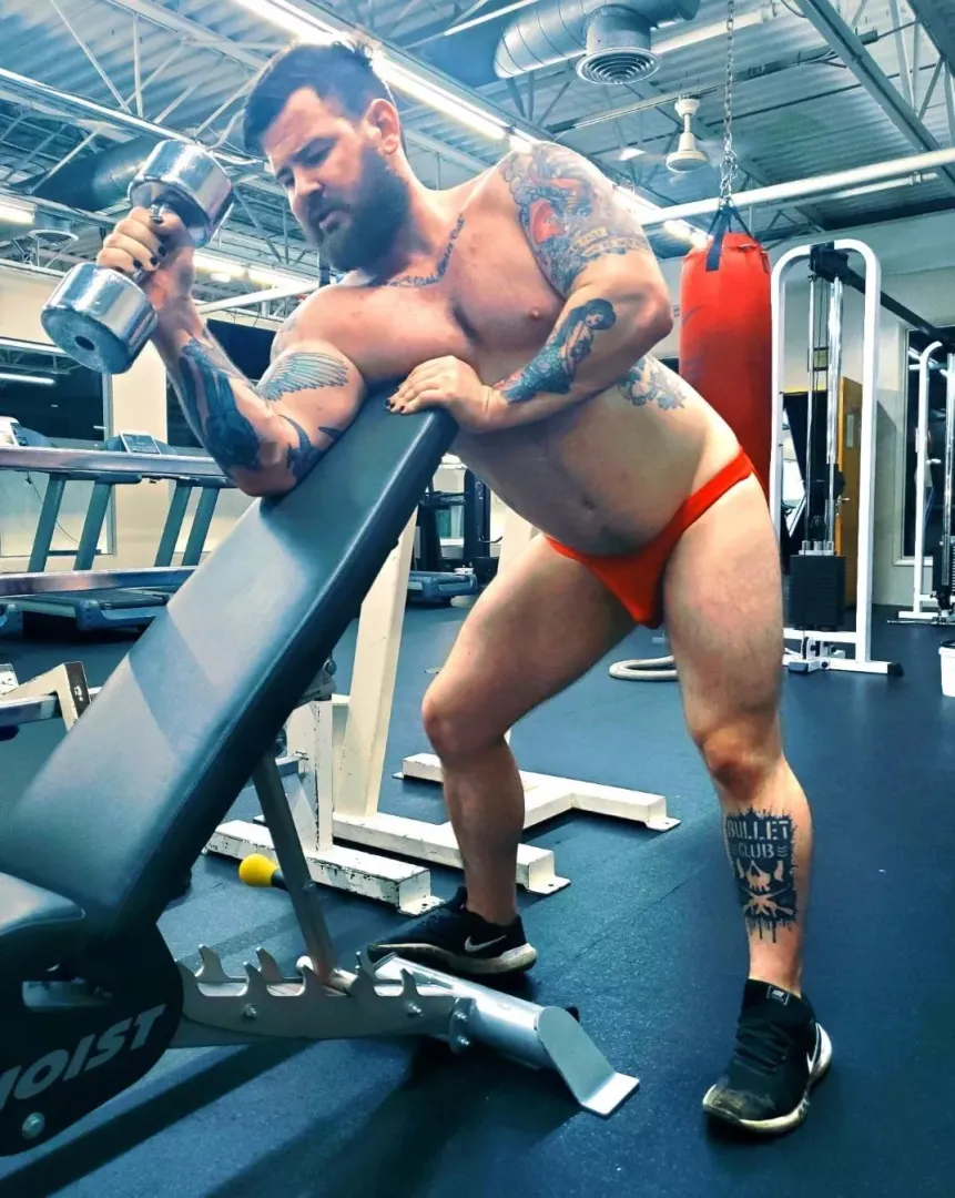 Flashback Friday to when it got too hot at the gym