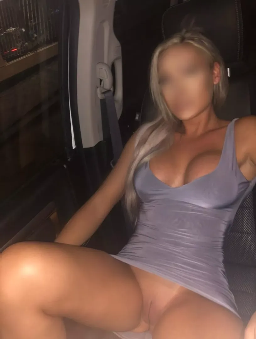 Flashing in a short dress