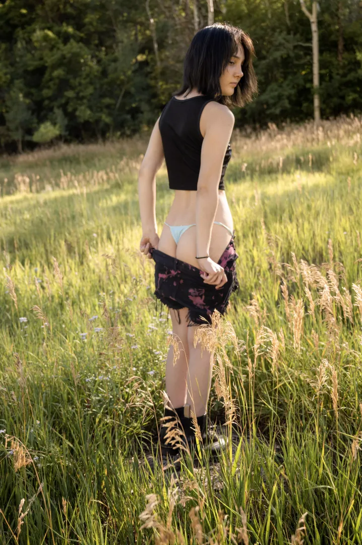 flashing underwear on my hike