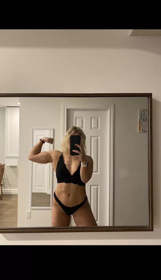 Flexing for you.