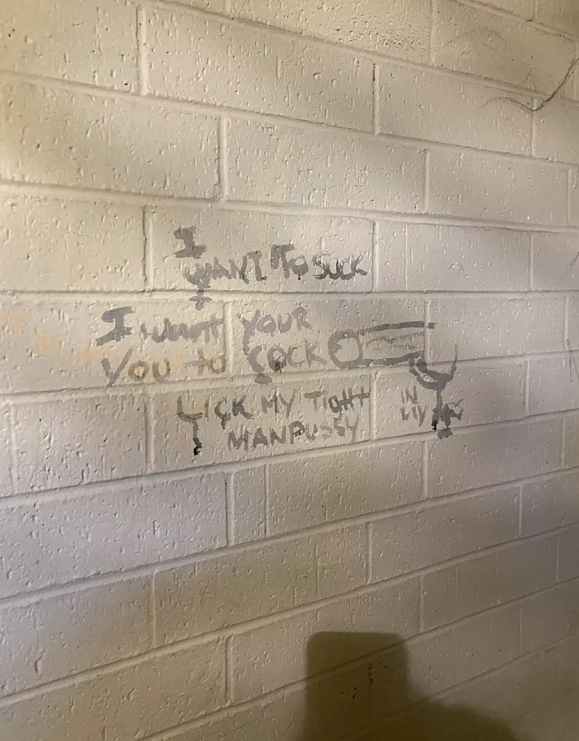 follow up to the incredible cumshot wall i saw cruising today