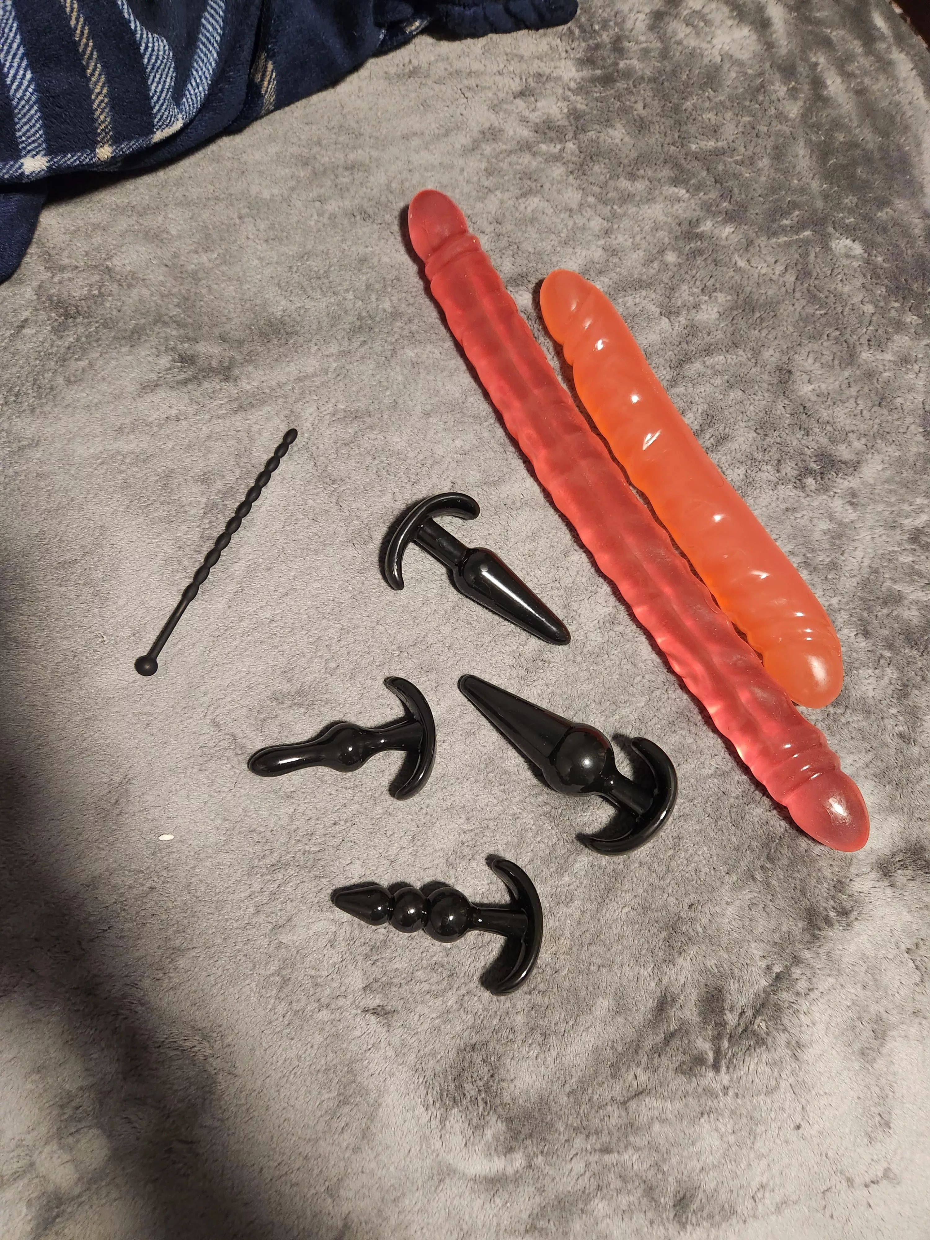 for every like I get ill have something inside of me for a minute. every comment will add five minutes. comment what toy you want me to use.