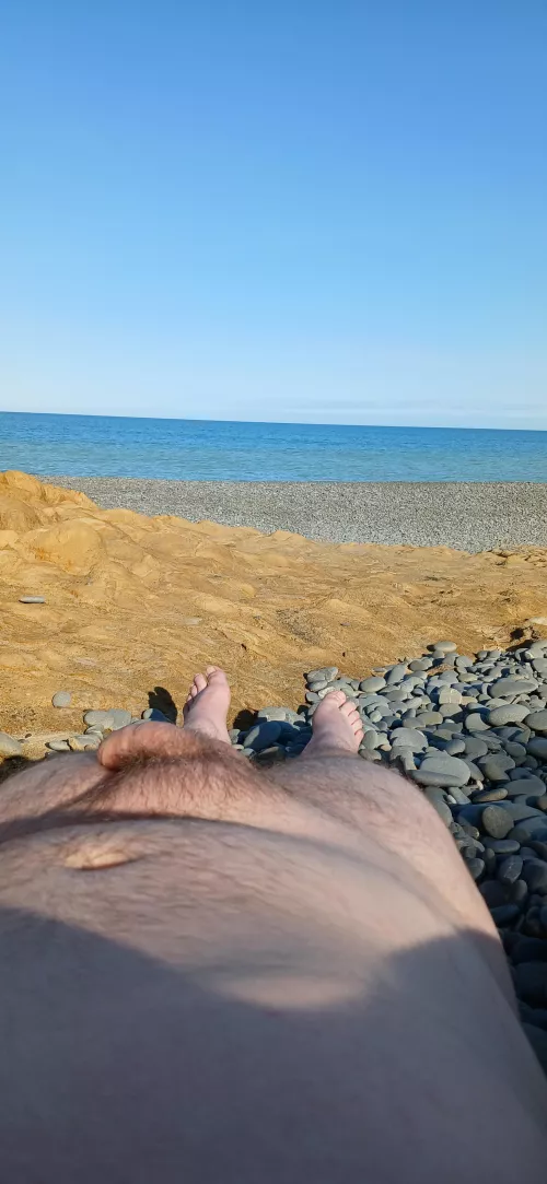 Found myself a quiet and lovely little beach to relax on