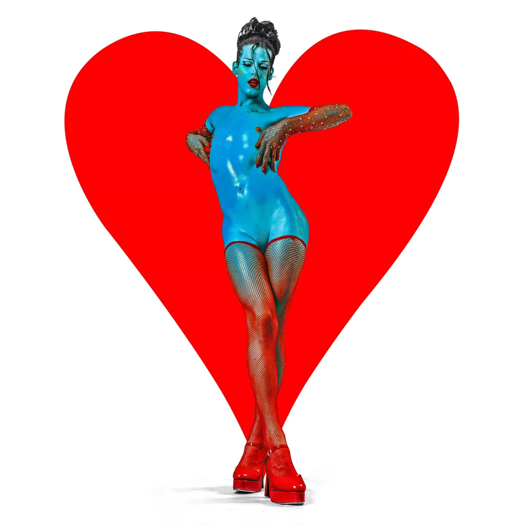 Four of Hearts #3, 2023 by MURLIN