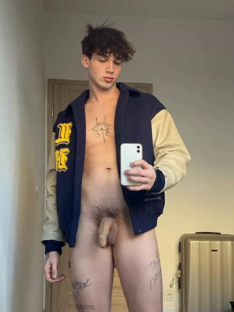 Fresh from class, had to strip down