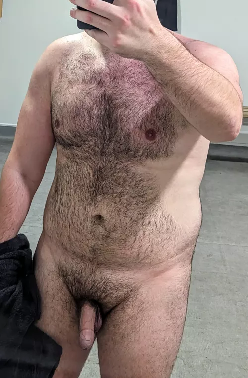 Fresh from the sauna 🥵