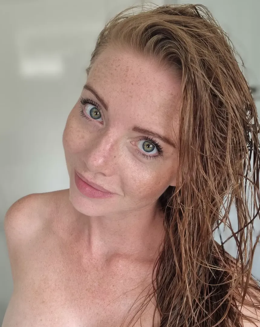Fresh out of the shower