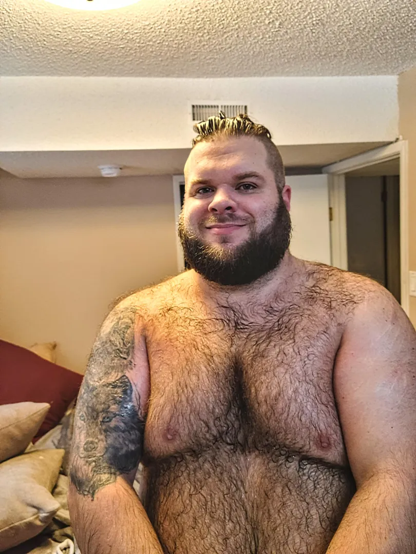 Fresh out of the shower and feeling frisky