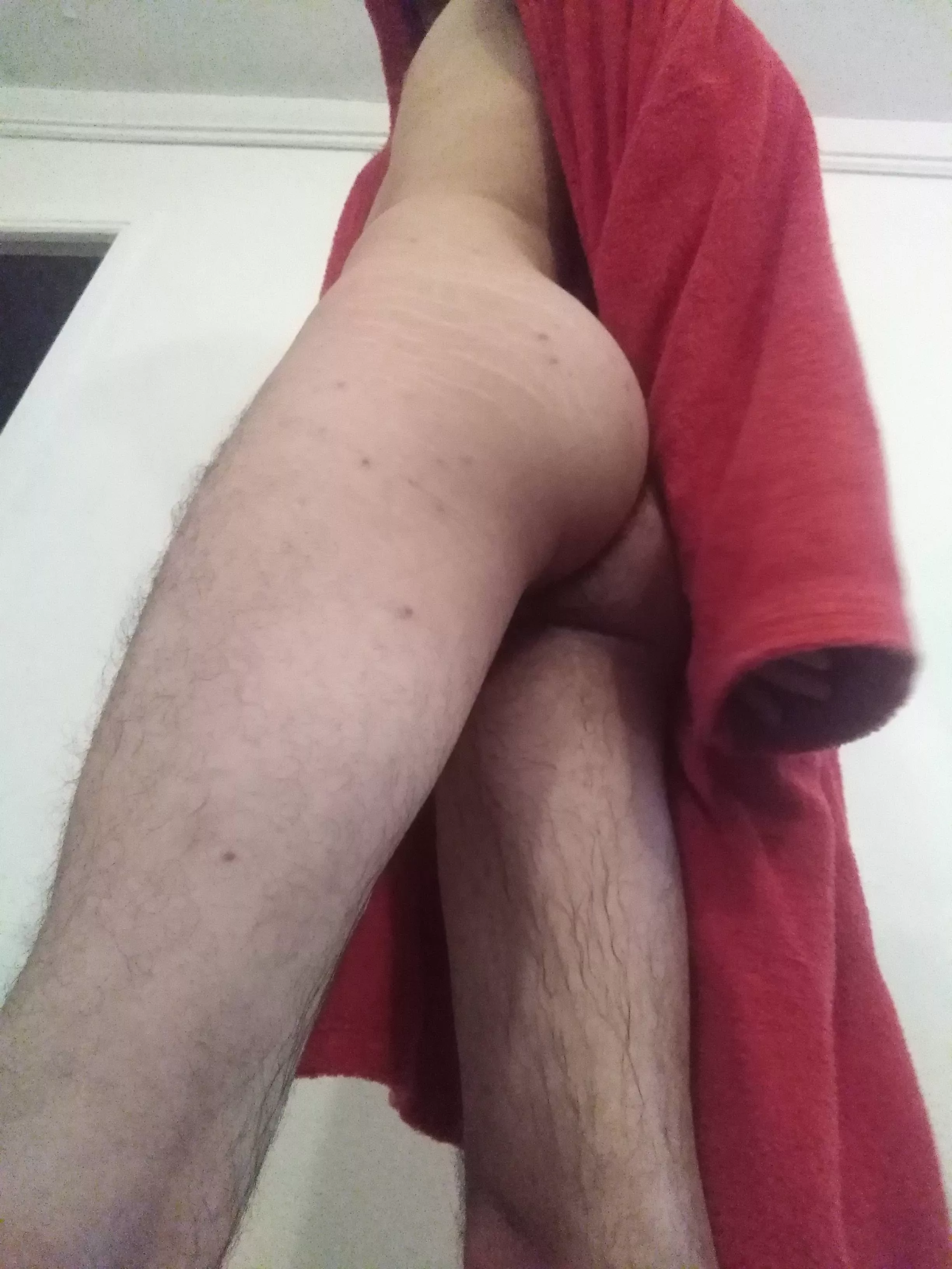fresh out of the shower, do you like this angle?