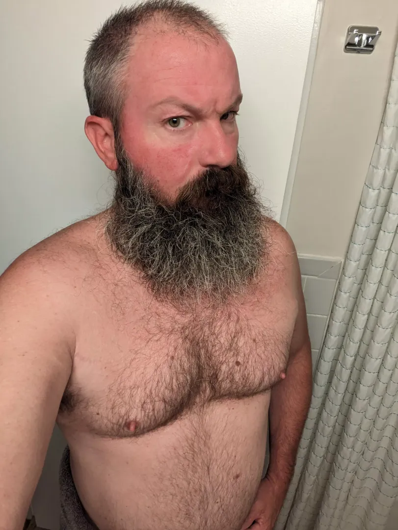 Fresh out the shower 😁