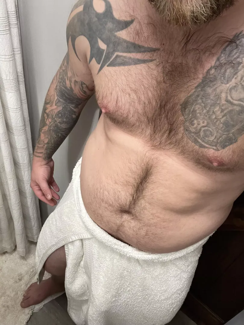 Fresh out the shower.