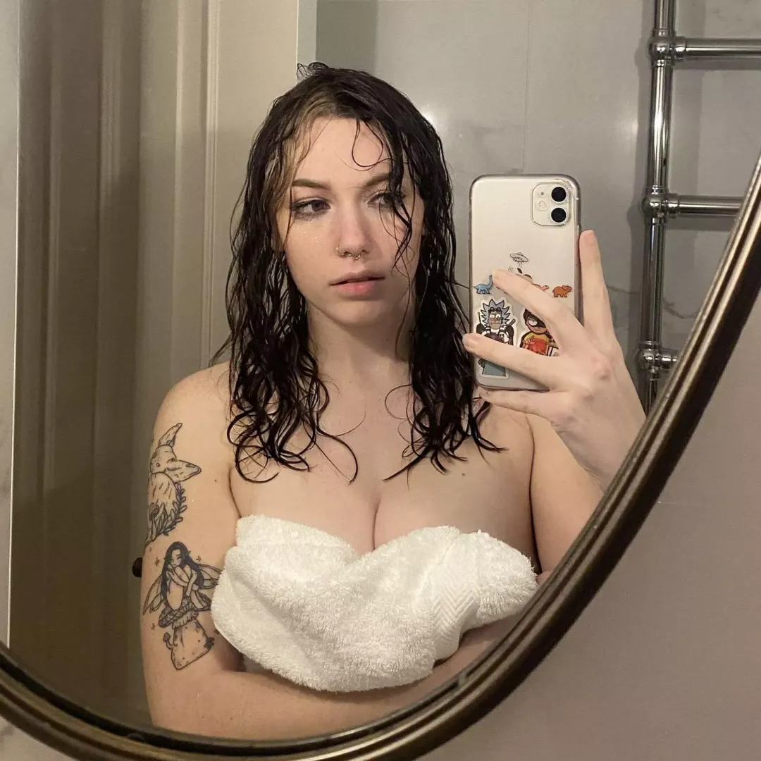 Fresh out the shower ready to get dirty again