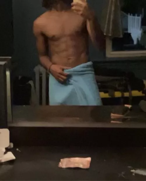 Fresh outta the shower