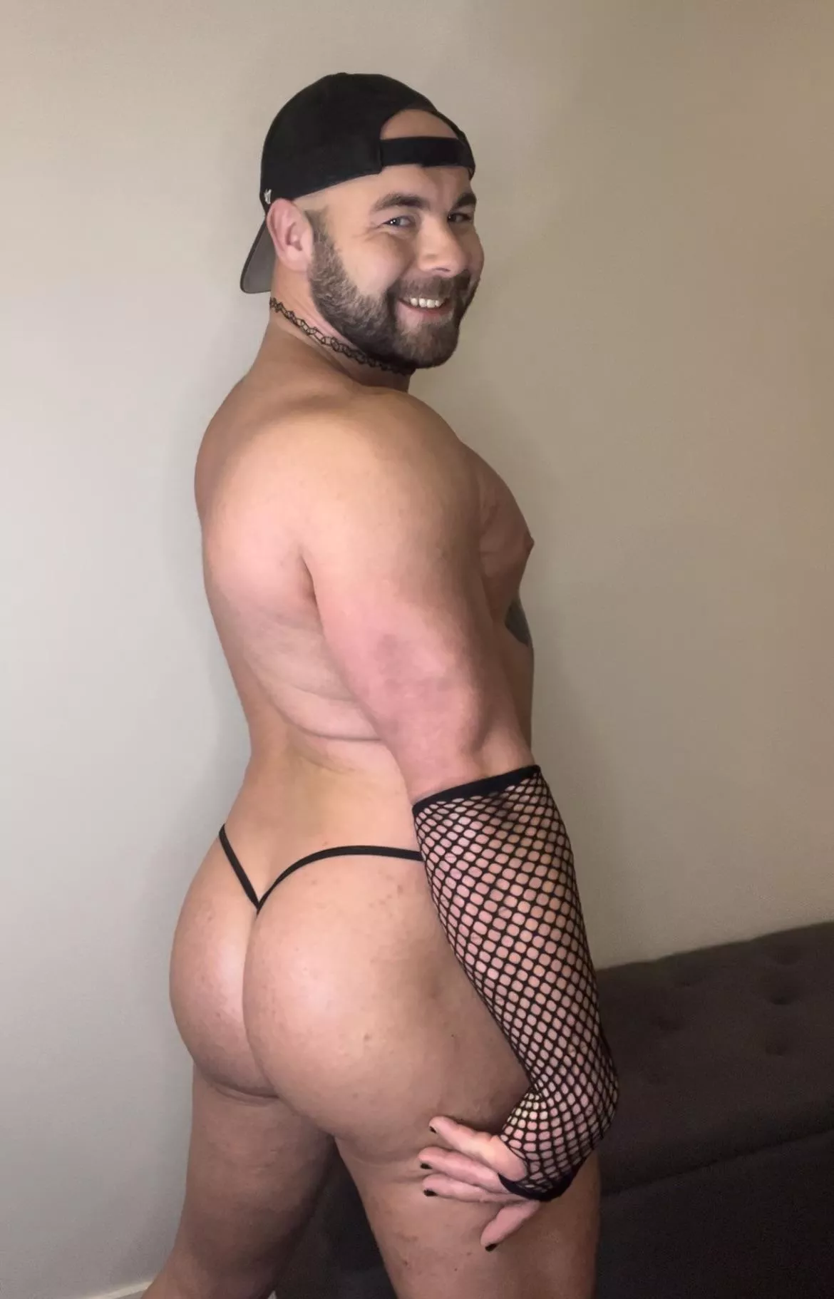 Fresh shaven ass