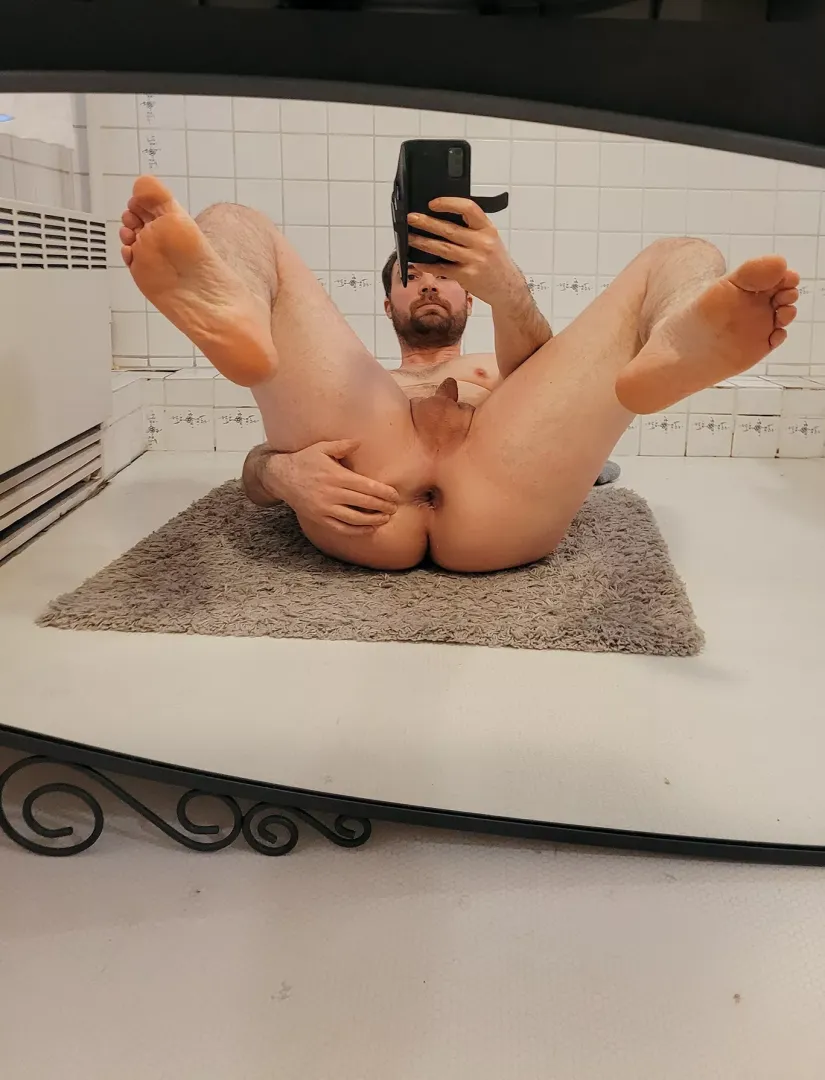 freshly shaved and soft ass! How does it look?