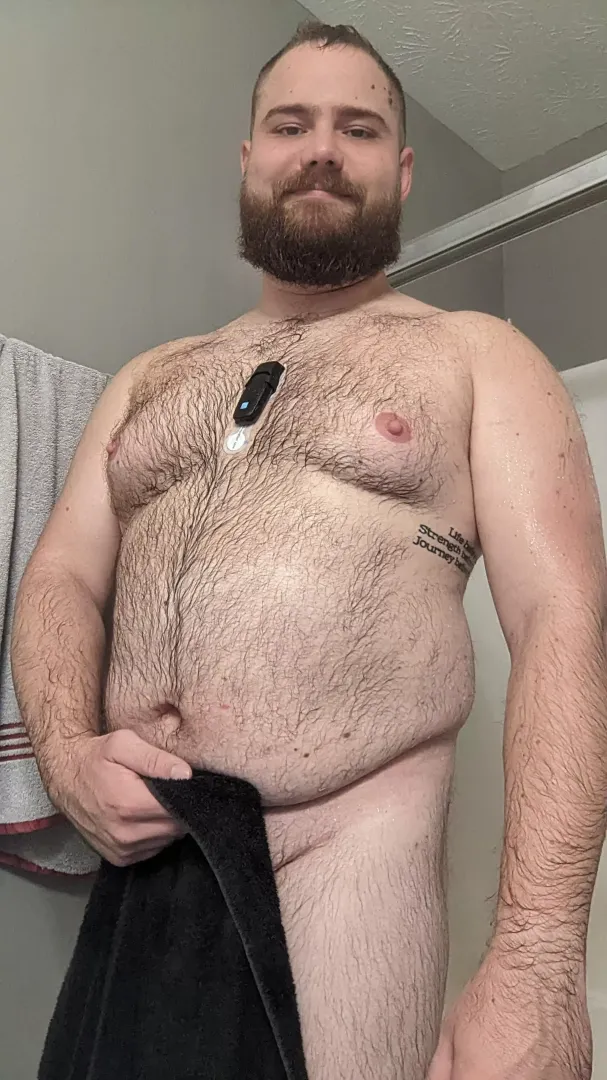 Freshly showered