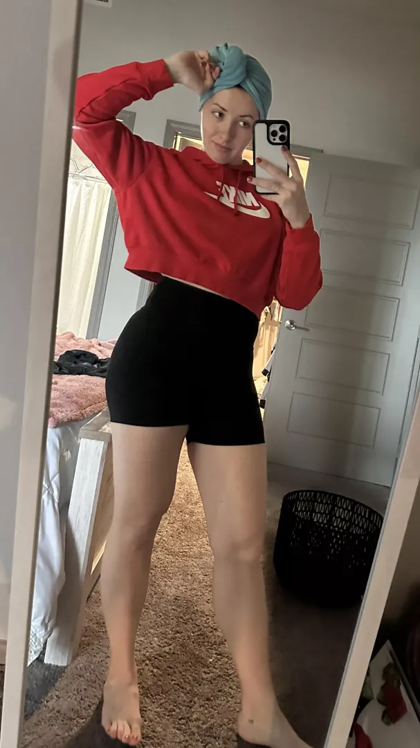 freshly showered