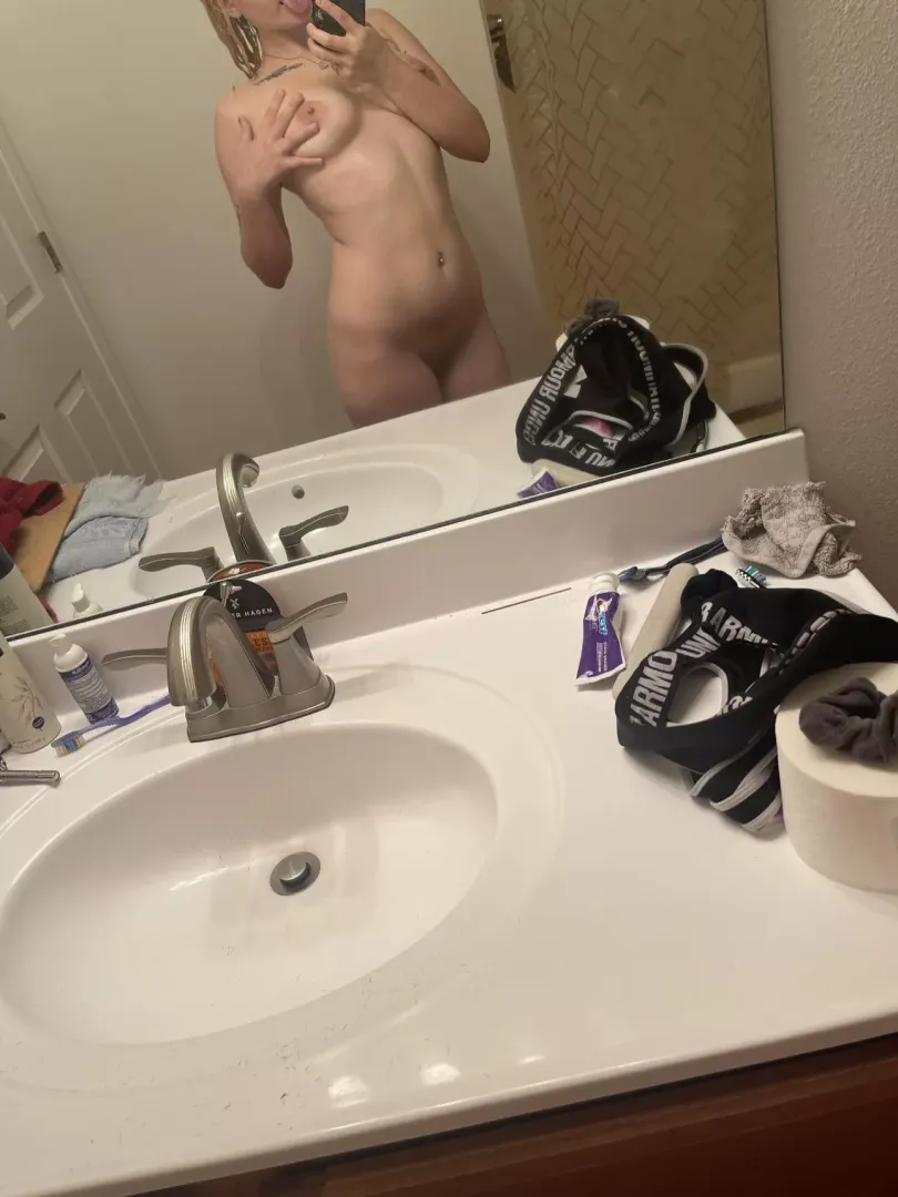 Freshly showered!