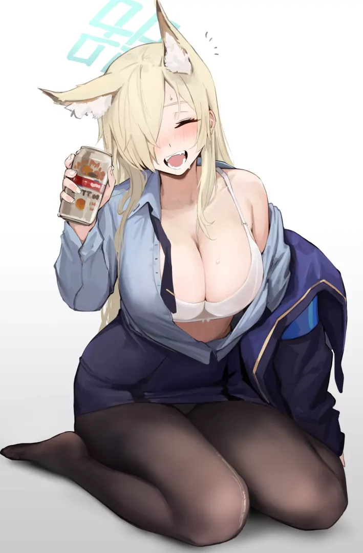 Friday after work beer [Blue Archive]
