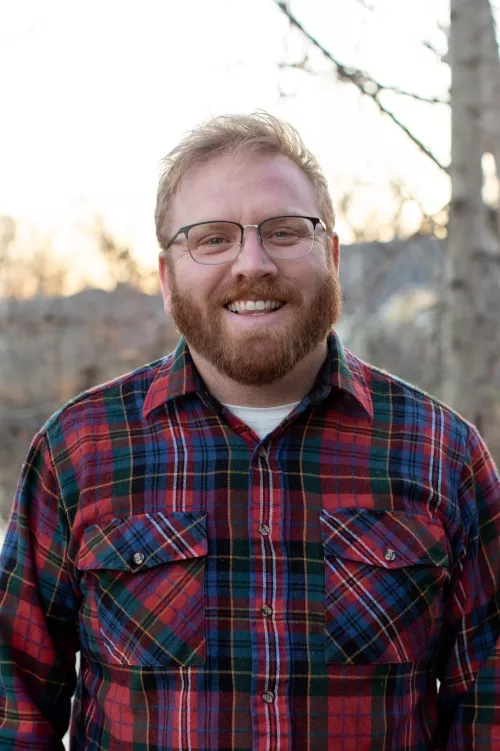 Friend took a fall picture of me for work, I feel it's very fall.