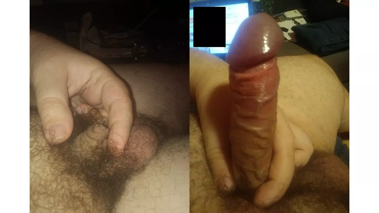 From small white to colorful bigger - hand for scale