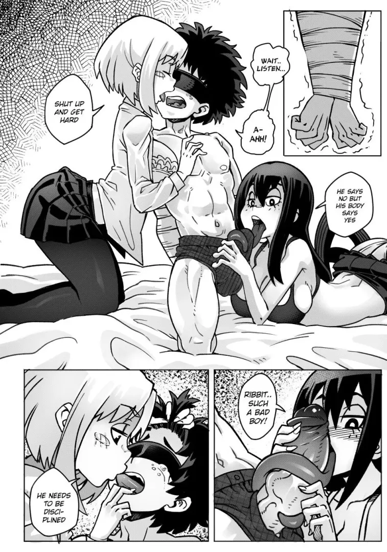 Froppy and Ochaco dominating Deku (Mabeelz)