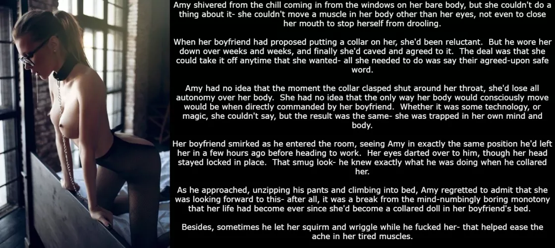 Frozen as a Collared Doll