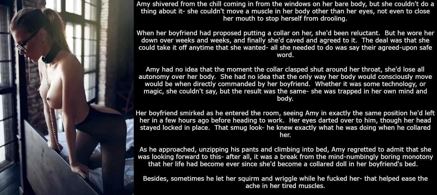 Frozen as a Collared Doll