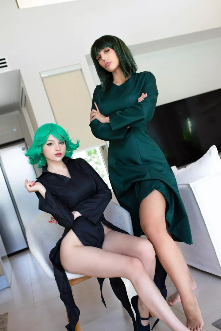 Fubuki and Tatsumaki by Hidori and Kate Key Cosplay from One Punch Man