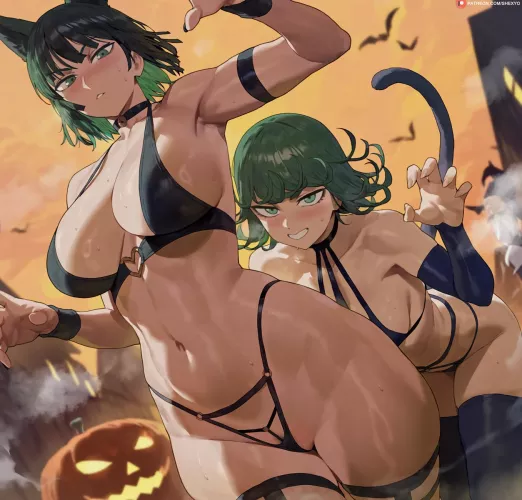 Fubuki and Tatsumaki (Shexyo) [One-Punch Man]