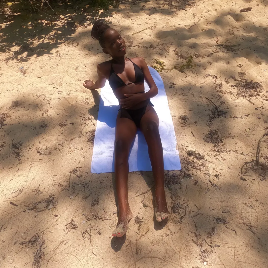 Fuck me on the sand, should I stand up?