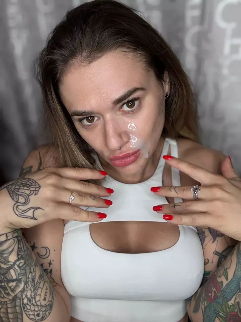 Fuck me with cum on my face