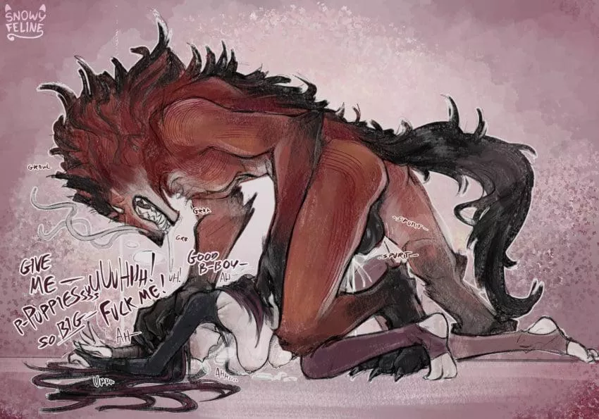 Fuck yes~ breed me with your puppies <3 (snowyfeline)