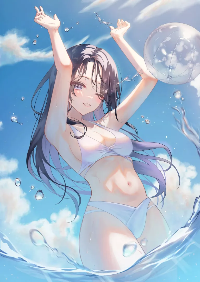 Fun at the Beach [Artist's Original]