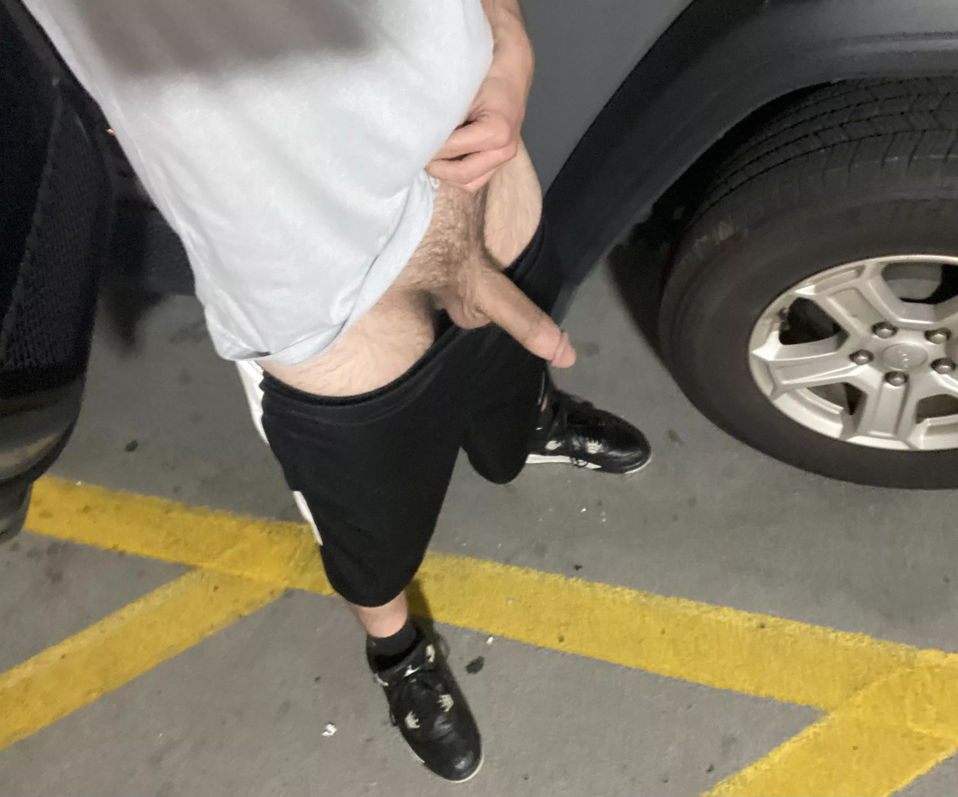 Fun in a parking garage 🙃